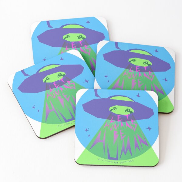 Item preview, Let Humans Be Human; an Alien Message designed and sold by Lumose.