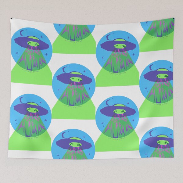 Item preview, Let Humans Be Human; an Alien Message designed and sold by Lumose.
