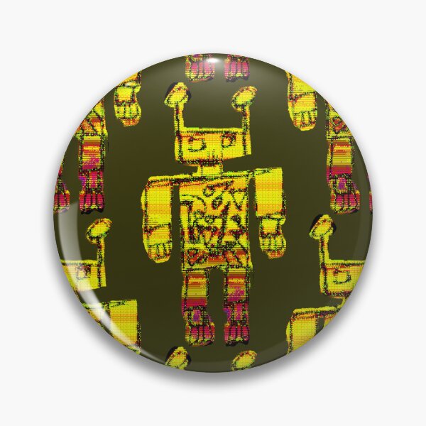 Item preview, Gold Plated Robot Art designed and sold by OmegaRedFan.