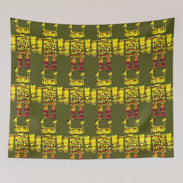 Item preview, Gold Plated Robot Art designed and sold by OmegaRedFan.