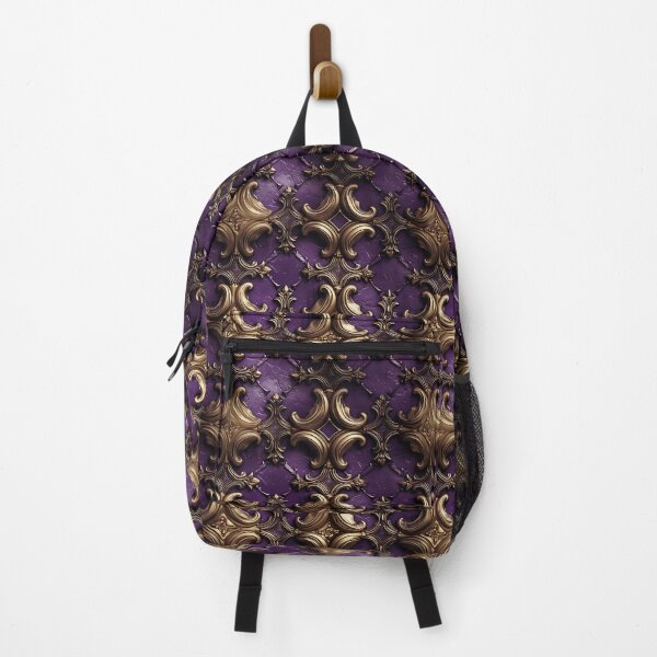 Item preview, Halloween Purple Golden Damask Gothic Pattern designed and sold by Sturdust.