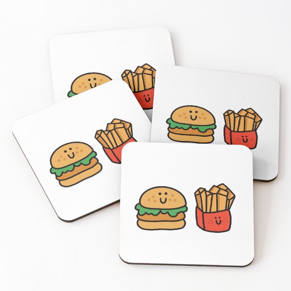 Item preview, Best Friends - Hamburger and French Fries designed and sold by sleepycharis.