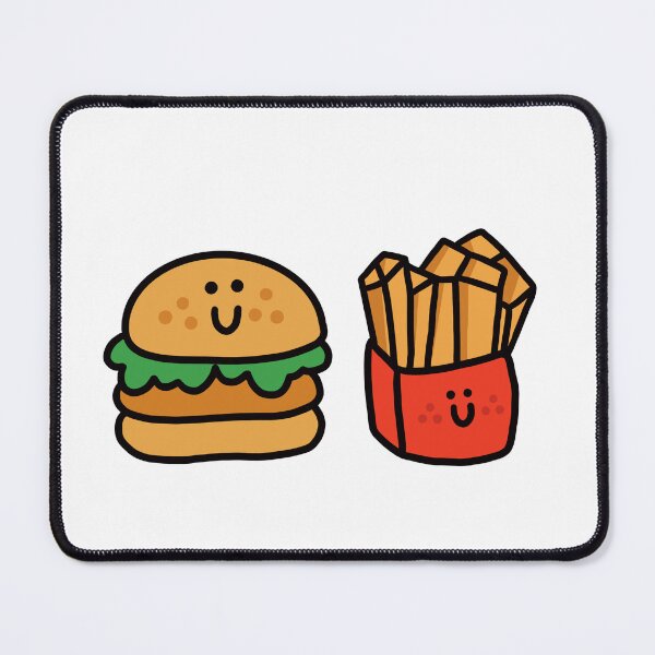 Item preview, Best Friends - Hamburger and French Fries designed and sold by sleepycharis.