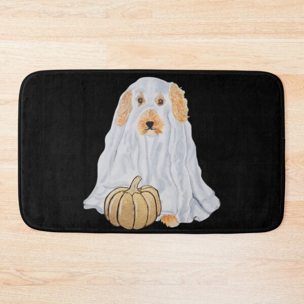 Item preview, Ghost Dog with Gold Pumpkin designed and sold by KayleeRoseArt.