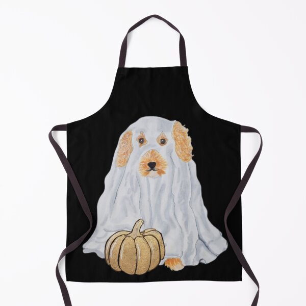 Item preview, Ghost Dog with Gold Pumpkin designed and sold by KayleeRoseArt.