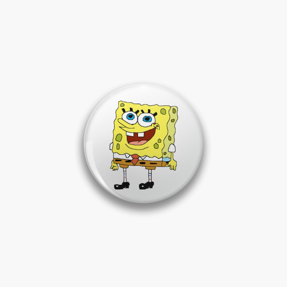 badly drawn spongebob v3  Pin for Sale by wormyart