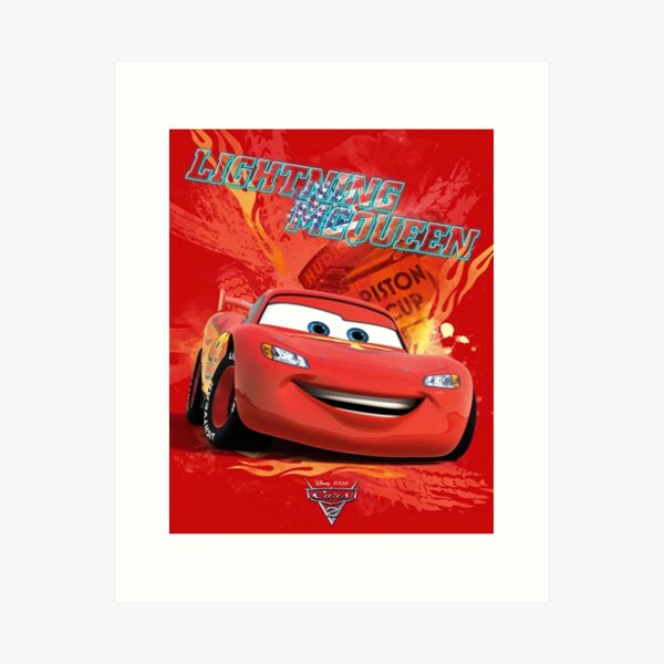 Lámina Cars - Rayo McQueen Red. — Zanetti