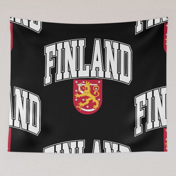 Item preview, Finland Finnish Flag Emblem College Style Gift designed and sold by JakubkoJunak.