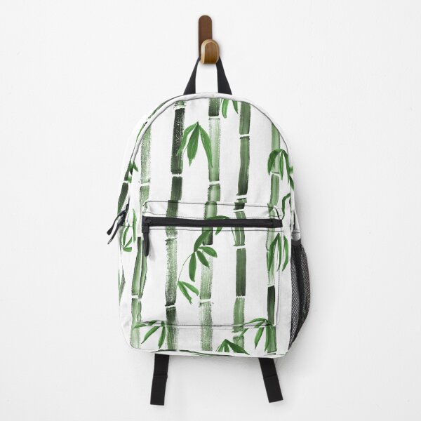 Item preview, Green Bamboo Watercolor print. Fresh tropical greenery. Spring green leaves designed and sold by likapix.