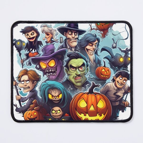 Item preview, Halloween Enchantment: Real Meets Vector Magic designed and sold by aiartbay.