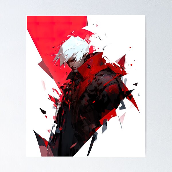 Dante Devil May Cry Anime Manga Wall Poster Scroll