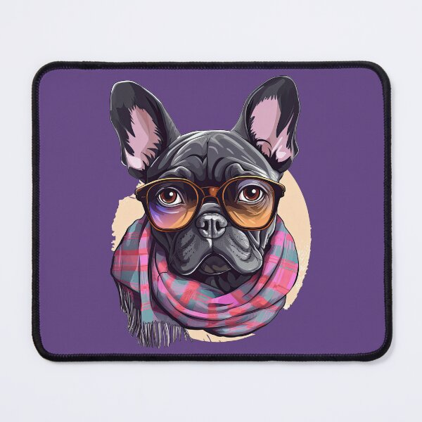 Item preview, Hipster French Bulldog designed and sold by ZombieLH.