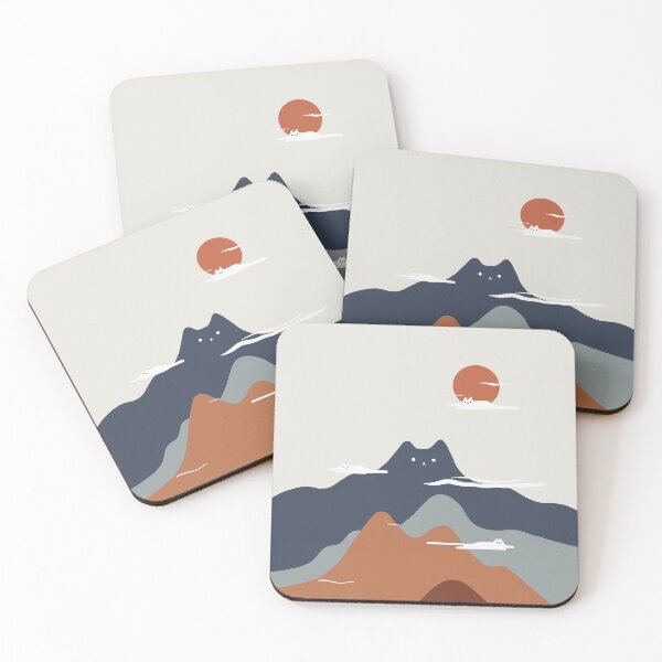 Item preview, Cat Mountain Day and Night (Day) designed and sold by sleepycharis.