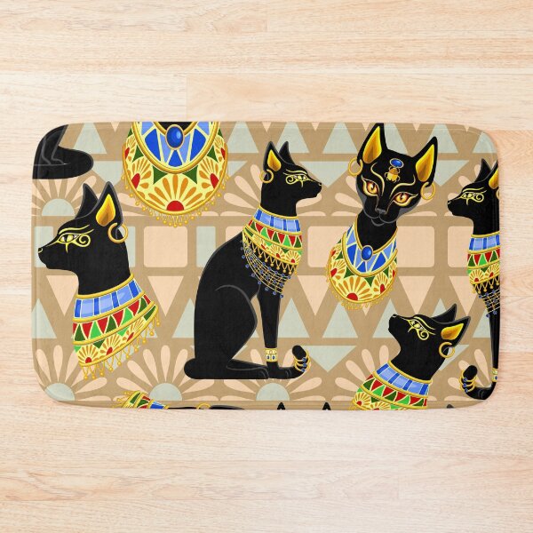 Item preview, Cat Ancient Egypt Deity Sacred Animal designed and sold by BluedarkArt.
