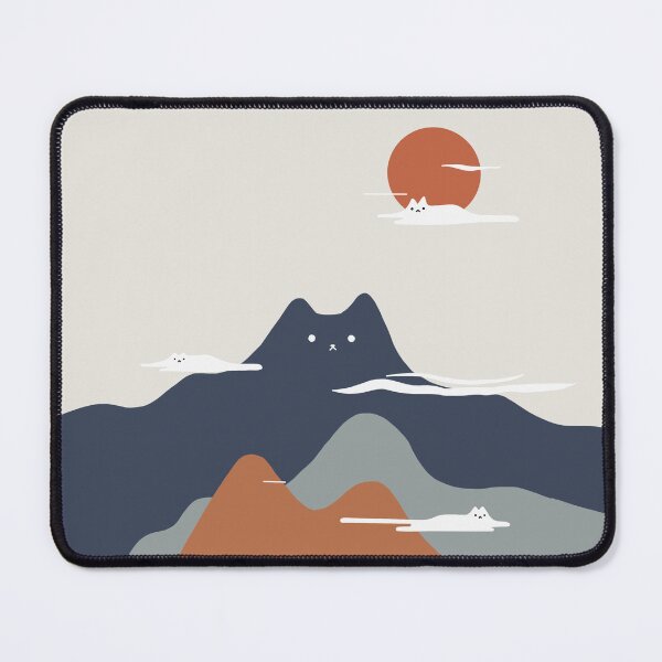Item preview, Cat Mountain Day and Night (Day) designed and sold by sleepycharis.