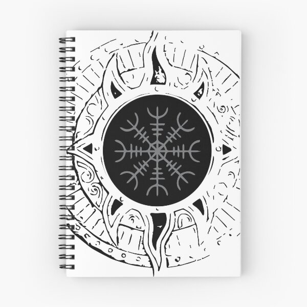 Item preview, Ægishjálmur viking rune magical designed and sold by open-eyes.