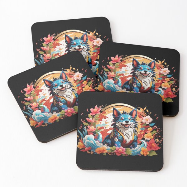 Item preview, Majestic great Sushi dog in digital painting style. designed and sold by BGRS.