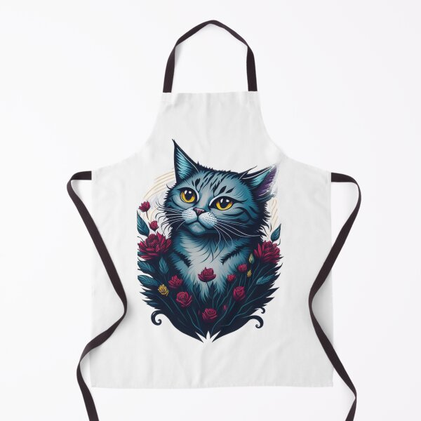 Item preview, Cute cat with rose designed and sold by Mais80.