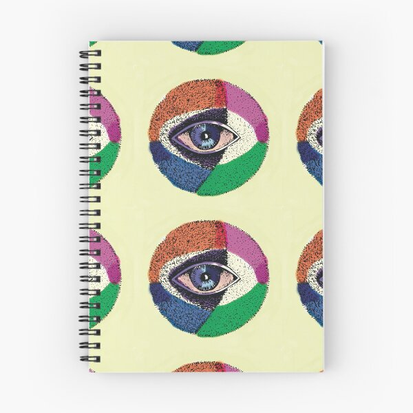 Item preview, ojo patrón arte dibujo vacaciones humano amarillo azul designed and sold by StudioViArt.