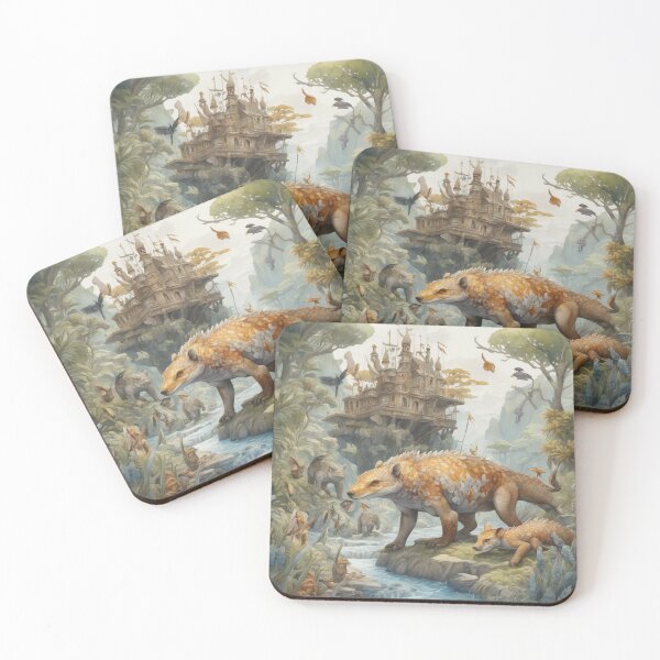 Item preview, Wild Lands Filled with Fantastical Creatures designed and sold by ArtbyAdrian.