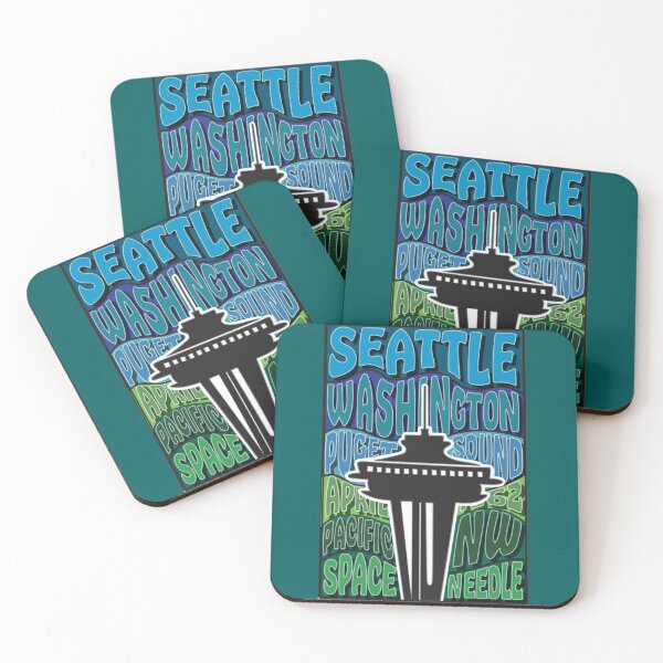 Item preview, Artistic Seattle Space Needle designed and sold by Kreativechaos.