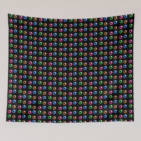 Item preview, Blue Green Orange Pink Light Iris Sticker Pack by ZeesDesign on Redbubble designed and sold by ZEESDESIGN.