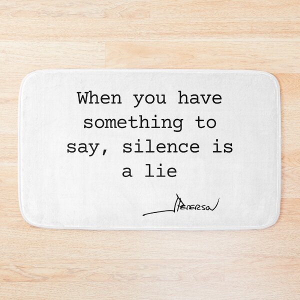 Item preview, Silence is a lie - Jordan Peterson designed and sold by LoneMaverick.