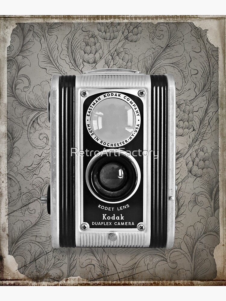 Kodak Duaflex Camera - Vintage Black and White by RetroArtFactory