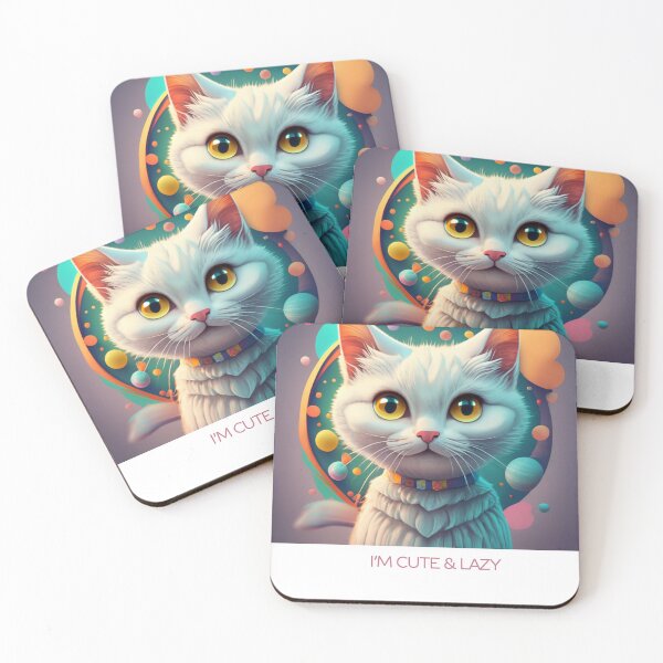 Item preview, Lazy cute cat designed and sold by akanja.