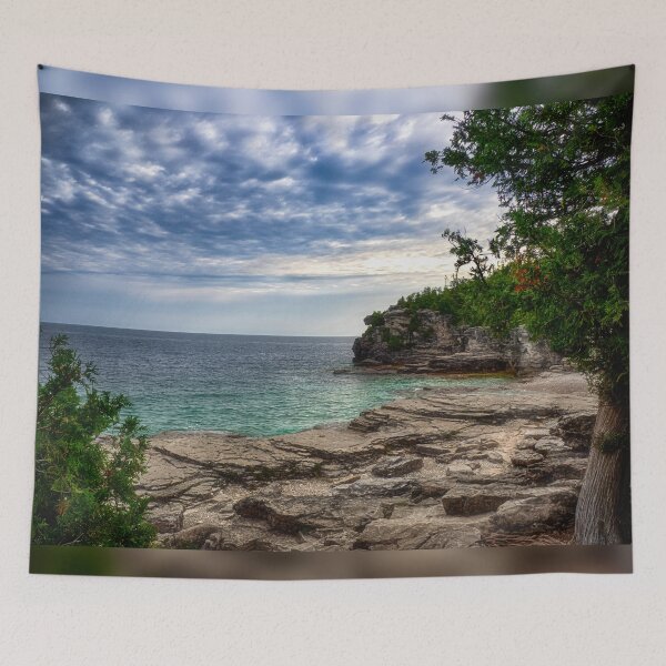 Item preview, The Rocky Shore of Bruce Peninsula National Park designed and sold by Kathy Weaver.