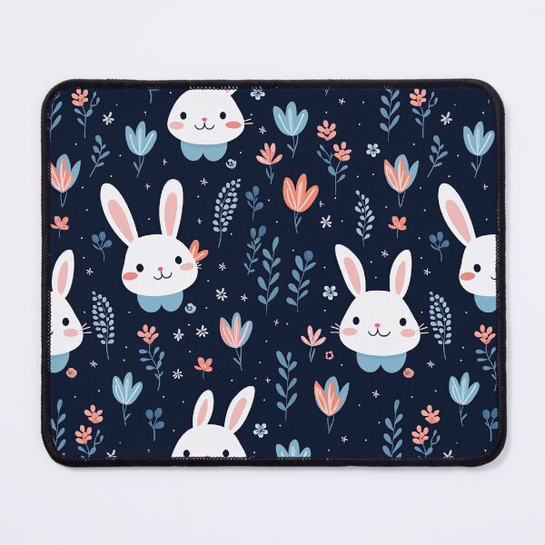 Item preview, cute rabbit seamless designed and sold by NatthyDesign.
