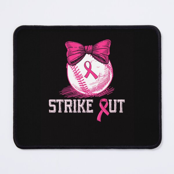 Item preview, Strike Out Breast Cancer Baseball Breast Cancer Awareness designed and sold by MissRasheedHam.
