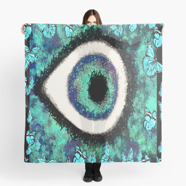 Eye & Butterflies Scarf