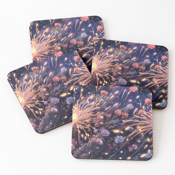 Item preview, Spectral Fantasy: Clay Collage Fireworks designed and sold by pattern-atelier.