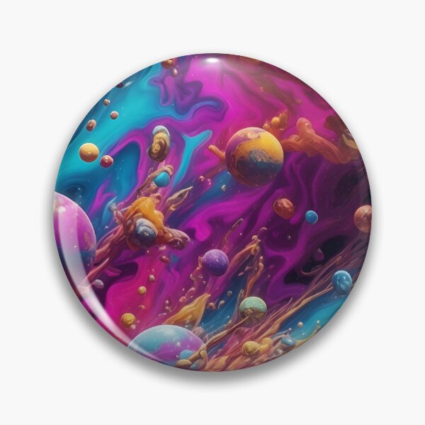 Item preview, Vibrant Psychedelic Nebula Journey designed and sold by pattern-atelier.