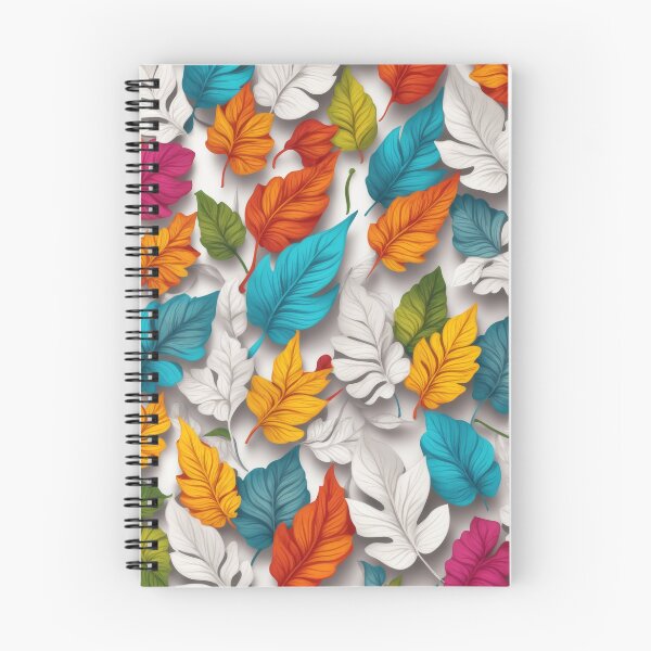 Aperçu de l'œuvre Feuilles vibrantes créée et vendue par pattern-atelier.