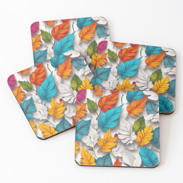 Item preview, Vibrant Leaves designed and sold by pattern-atelier.