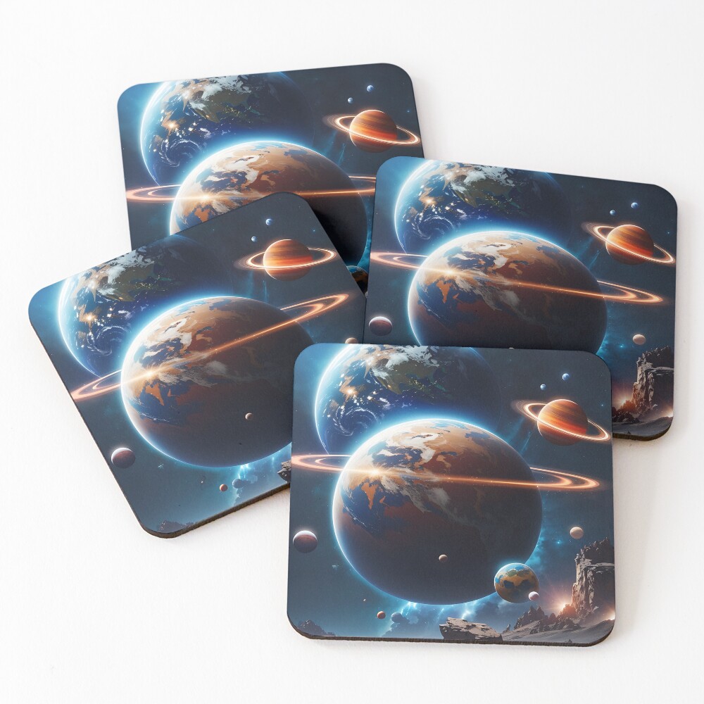 Item preview, Coasters (Set of 4) designed and sold by ROKANDESIGNART.