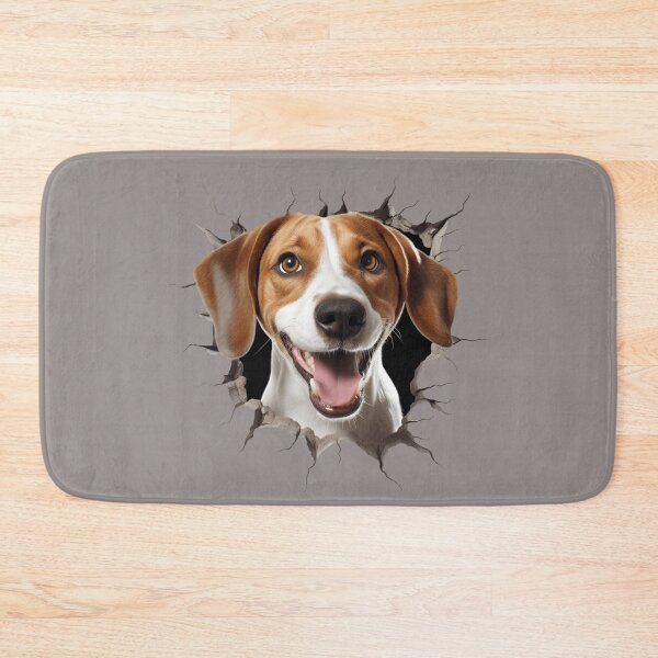 Item preview, Beagle Dog breed Popping Out of The Wall #4 designed and sold by DogDigiArt.