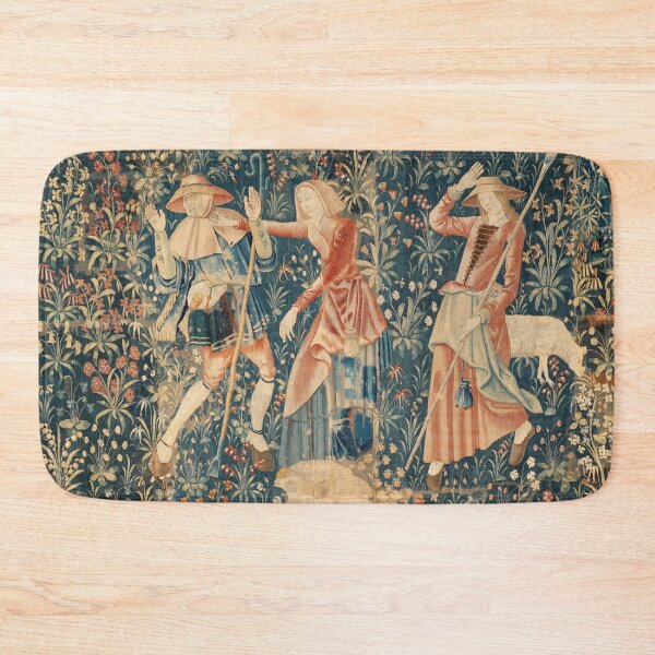 Item preview, Medieval tapestry with a scene of shepherds designed and sold by likiska.