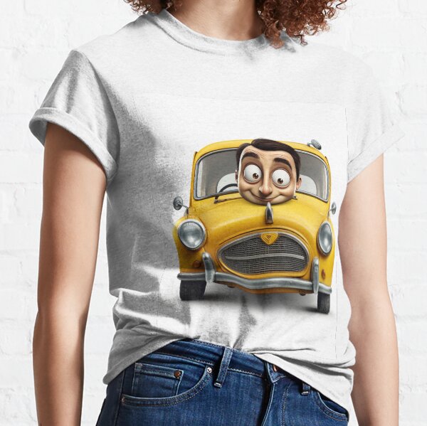 "Mr. Bean's Yellow Car: A Playful Ride Down Memory Lane" Classic T-Shirt