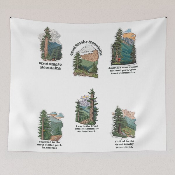 Item preview, Great Smoky Mountains Park - Pack 6 Units designed and sold by IguaranDesign.