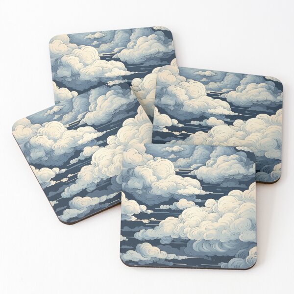 Item preview, Lovely clouds pattern designed and sold by SmileshareShop.