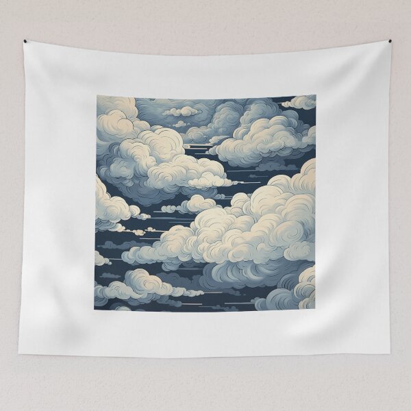 Item preview, Lovely clouds pattern designed and sold by SmileshareShop.