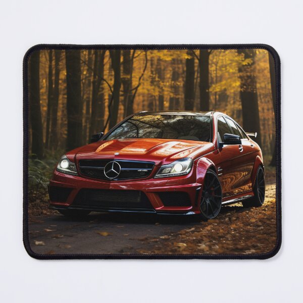 Item preview, Mercedes C63 AMG in the forest designed and sold by DynamicPosters.