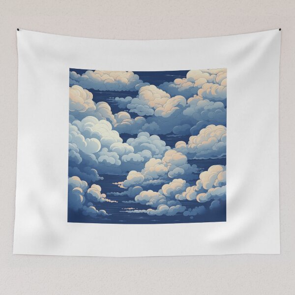 Item preview, Beauty clouds pattern designed and sold by SmileshareShop.