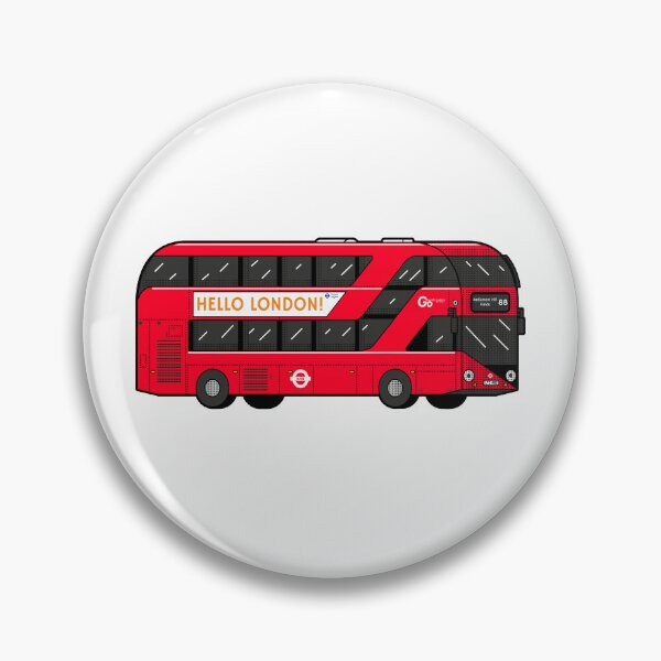 Item preview, New London Routemaster red bus Flux System style graphic designed and sold by jimmy-digital.