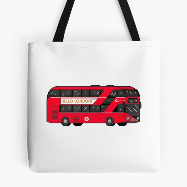 Item preview, New London Routemaster red bus Flux System style graphic designed and sold by jimmy-digital.