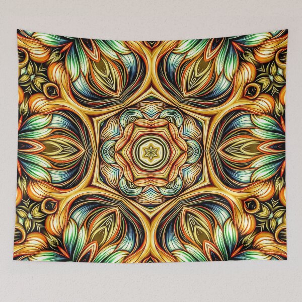Item preview, all-in,Sweet Meaning of Kalaya Flower: Replace the idea of ​​starting over with a colorful Kalaya flower pattern. Sophisticated design and peaceful atmosphere designed and sold by Atroce.