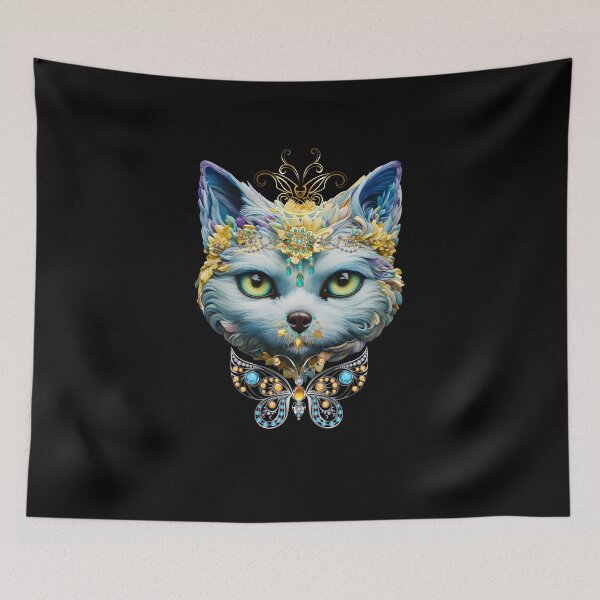 Item preview, Mystical masquerade cat in jewelry designed and sold by GorinART.